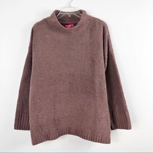 Catherine Malandrino Chenille Mock Dolman Sweater